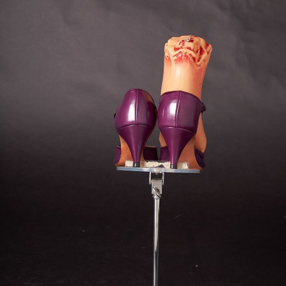 1960s Purple T Strap Heels Shoes - Picture 5 of 10